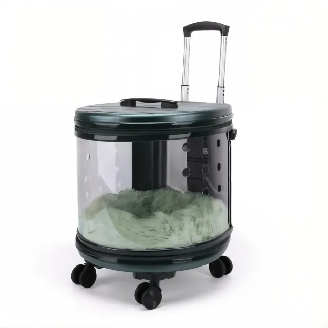 Il Verde Mondo Trolley Cane Gatto Rigido 4 Ruote 52cm
