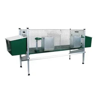 Il Verde Mondo Conigliera 120 gabbia metallo 2 nidi plastica
