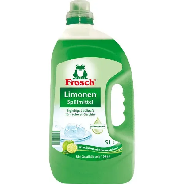 Frosch Limone Detersivo Piatti Tanica 5 L pH Neutro
