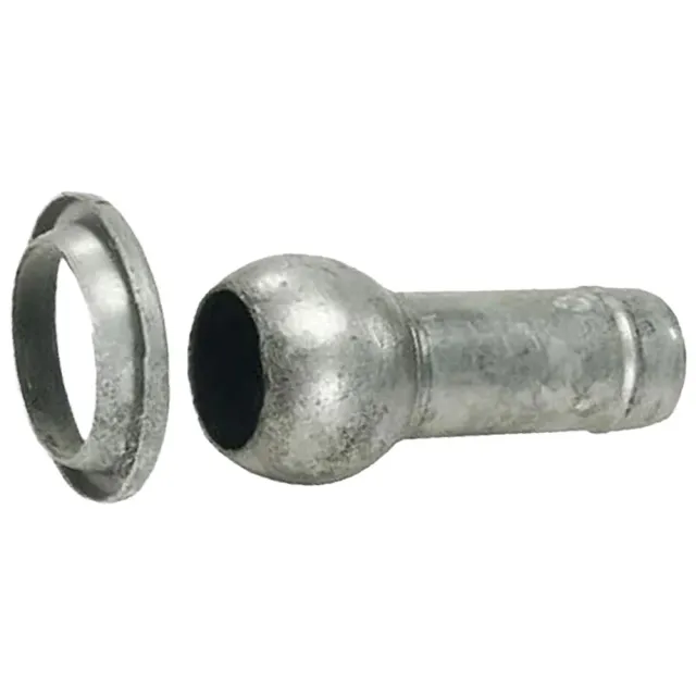 Beikircher Grünland sfera anello zincato portagomma 100 mm