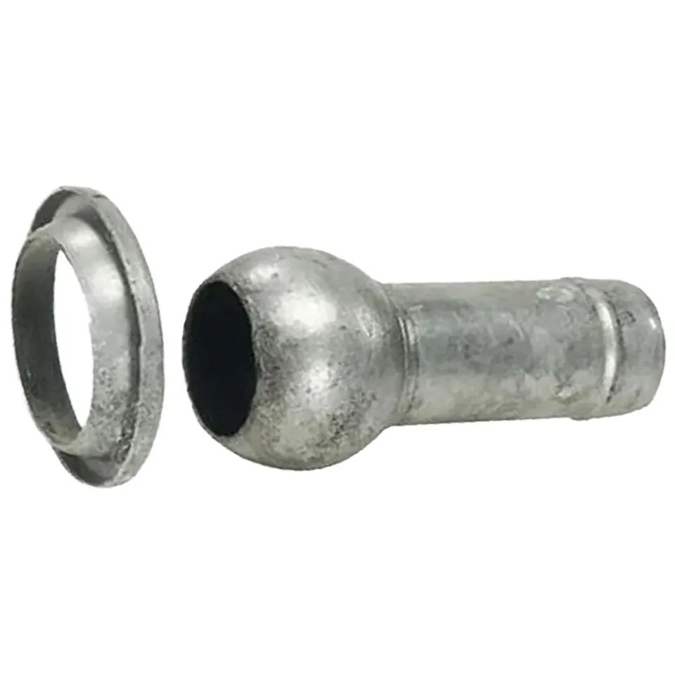 Beikircher Grünland sfera anello zincato portagomma 100 mm