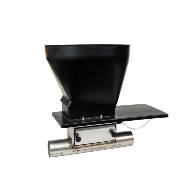 Codaf Pozzetto Inox uscita singola Ø63 mangiatoia