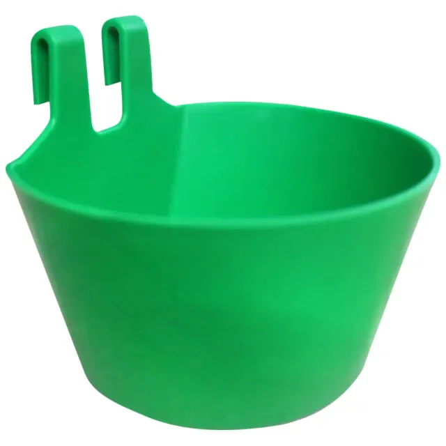 Beikircher Grünland mangiatoia plastica verde con ganci per polli