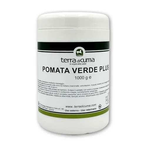 Terra di Cuma Pomata Verde Plus Cavalli 1 Kg Lenitiva