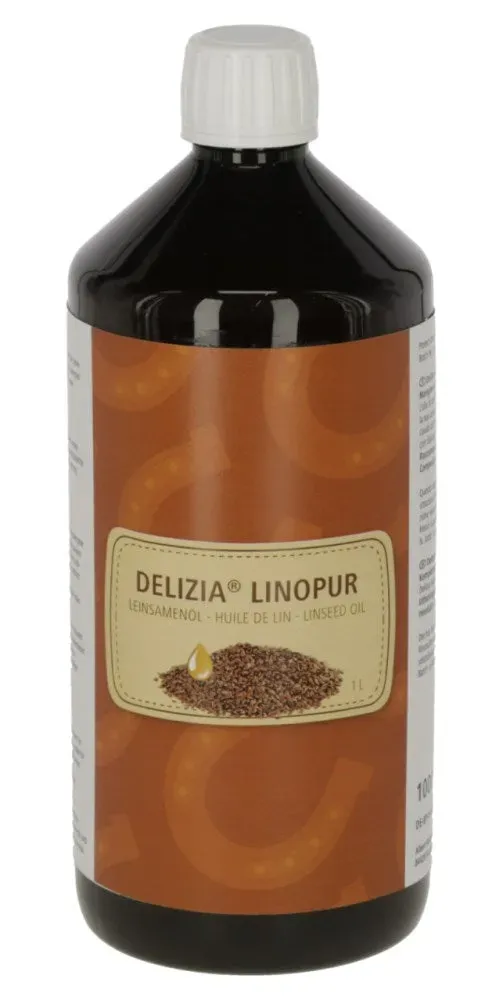 Delizia LinoPur olio di lino cavalli 1 l omega 3