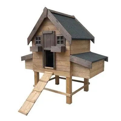 Il Verde Mondo Australorp pollaio legno giardino 4 nidi posatoi