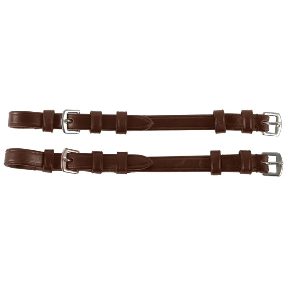 Waldhausen S-Line montanti briglia cuoio neri coppia fibbie inox