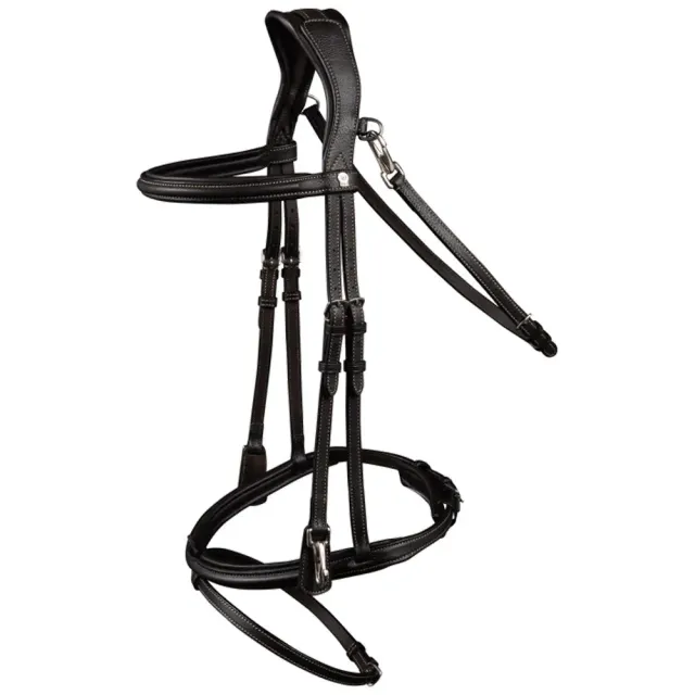Waldhausen X-Line briglia lavoro cavallo nero Full anatomica