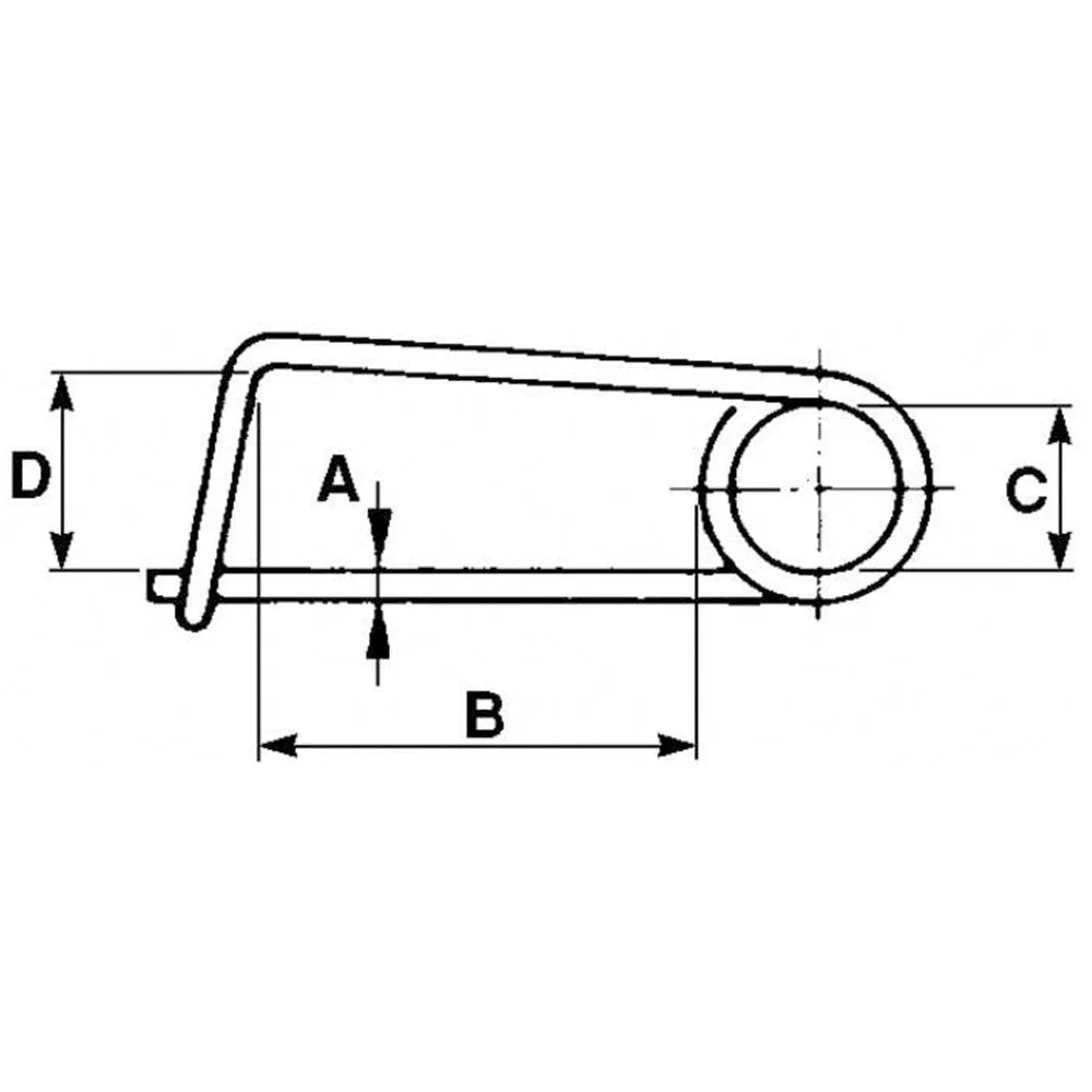 Beikircher Grünland molla blocco attacco a tre punti 3x60 mm