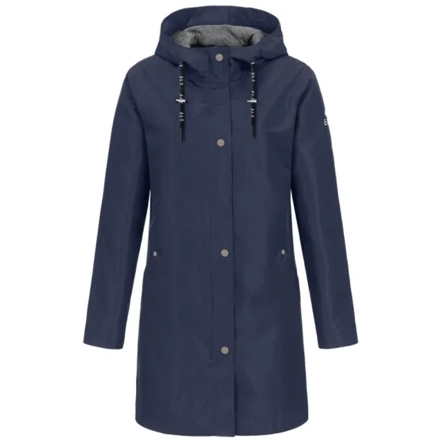 Emilia cerata equitazione blu navy impermeabile XS