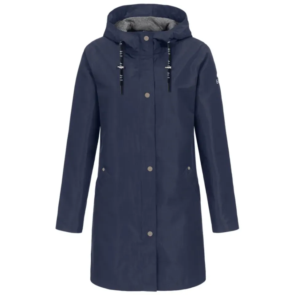 Emilia cerata equitazione blu navy impermeabile XS