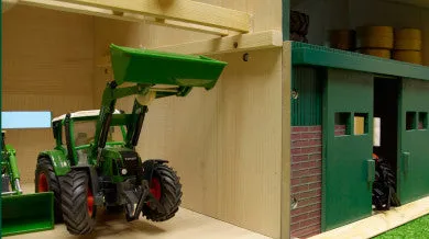 Beikircher Grünland Fienile con Officina Giocattolo 1:32 Legno