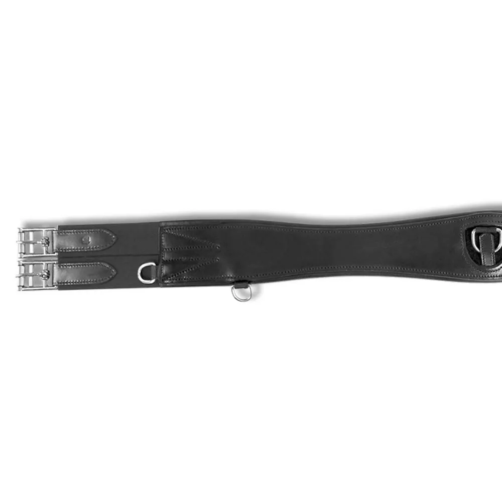 Beikircher Grünland sottopancia cuoio nero 120 cm imbottito