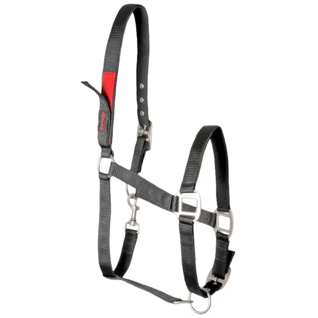 Beikircher Grünland Clever Open cavezza cavallo sicurezza nera Cob