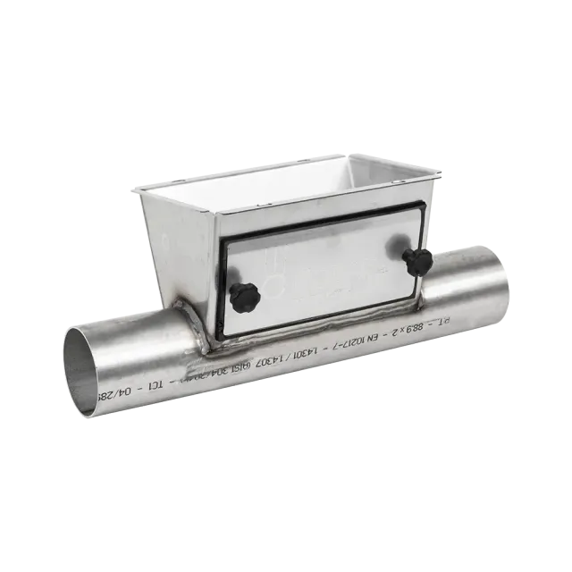 Codaf pozzetto inox uscita singola Ø 90