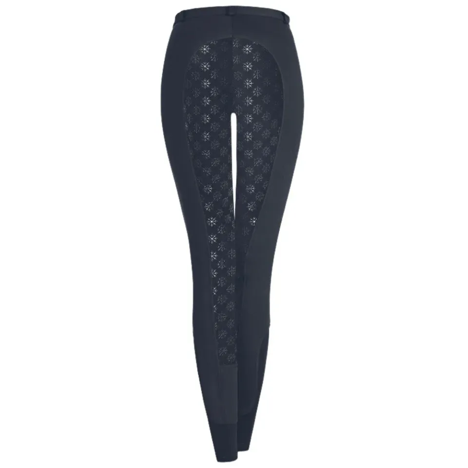 Fun Sport pantaloni equitazione donna termici full grip nero