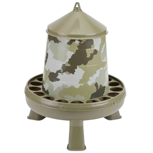 Beikircher Grünland mangiatoia polli 4kg mimetica con gambe