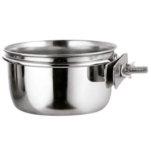 Beikircher Grünland mangiatoia acciaio inox 100mm con vite
