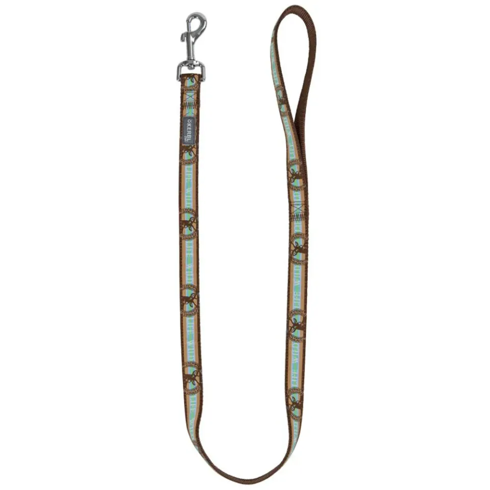 Beikircher Grünland Wild Life guinzaglio cane nylon 100 cm marrone