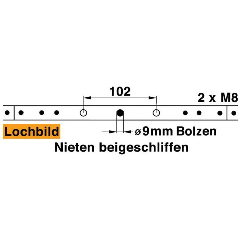 Beikircher Grünland ESM 2510280 lama falciatrice 142cm 28 lame
