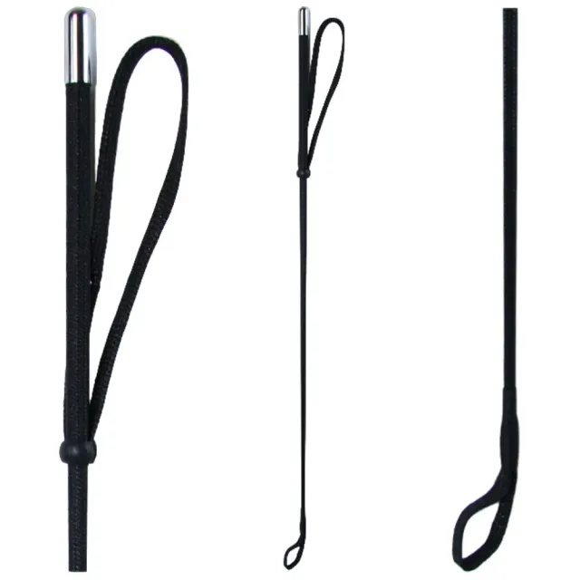 Frustino equitazione con polsino nylon 65 75 95 cm