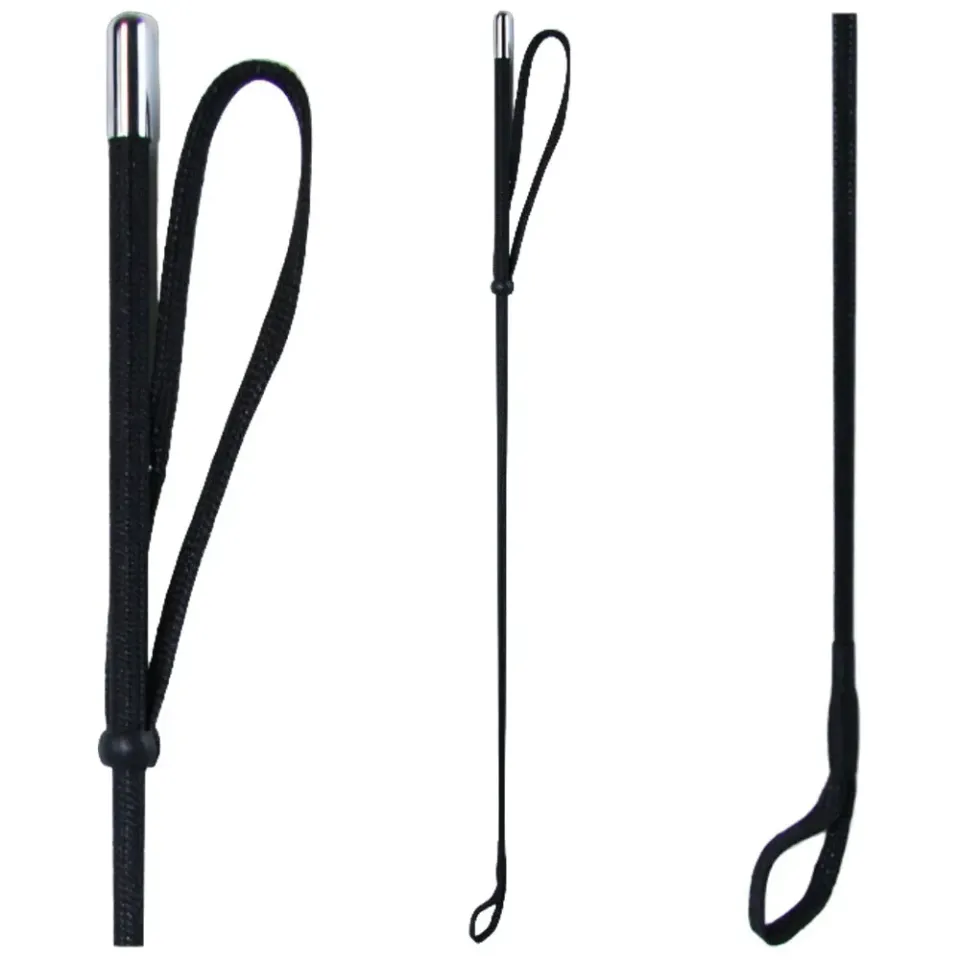 Frustino equitazione con polsino nylon 65 75 95 cm