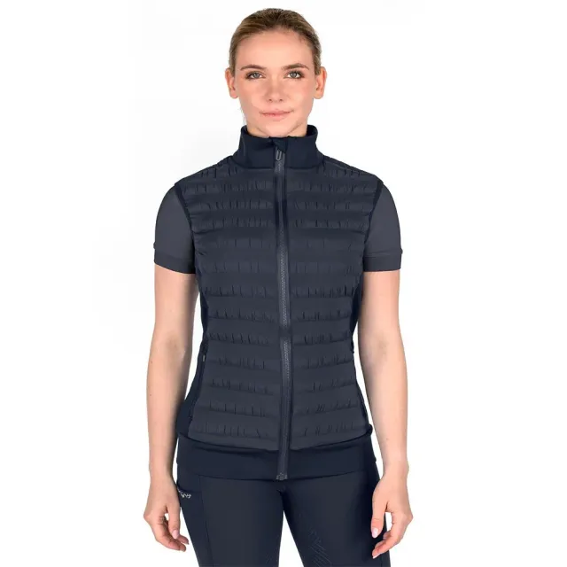 Seattle Hybrid gilet equitazione donna trapuntato blu scuro M