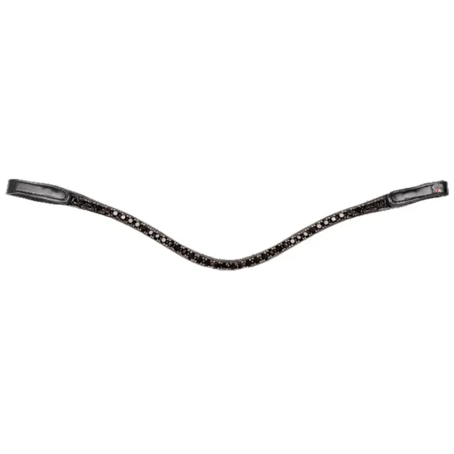 Beikircher Grünland X-Line Shine frontale cavallo nero Cob strass