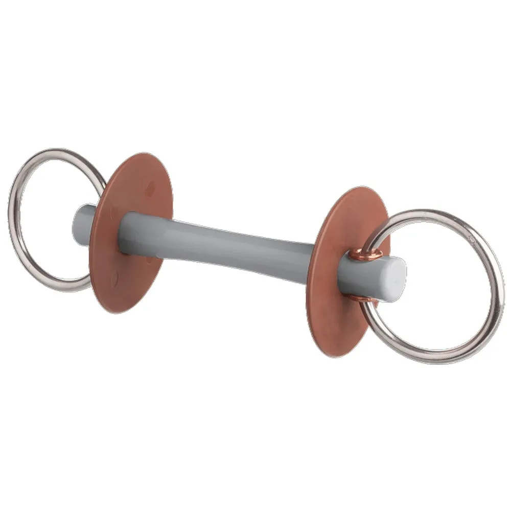 Beris filetto anelli sciolti comfort morso cavalli 140 mm morbido