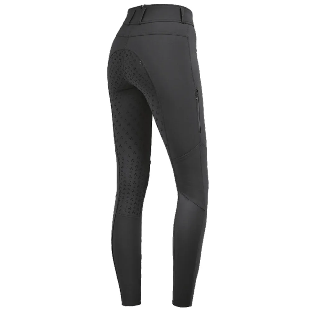 Beikircher Grünland Hella High Waist pantaloni equitazione neri silicone
