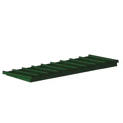Il Verde Mondo Tetto Modulare 3x1 per Gabbie in metallo zincato