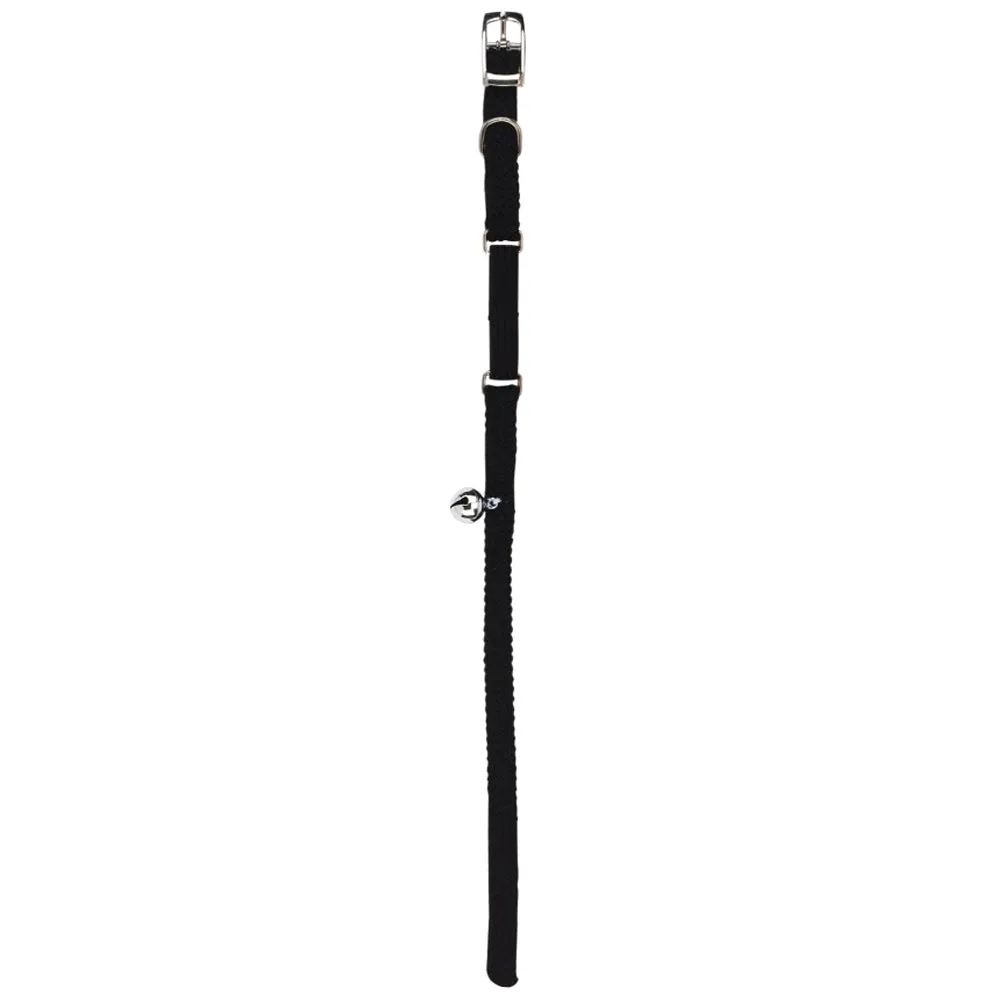 Beikircher Safety collare gatto nylon blu 30 cm con campanellino