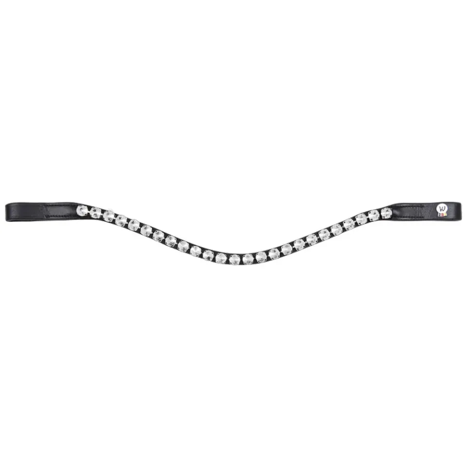 X-Line Boost frontino cavallo nero Full cristalli