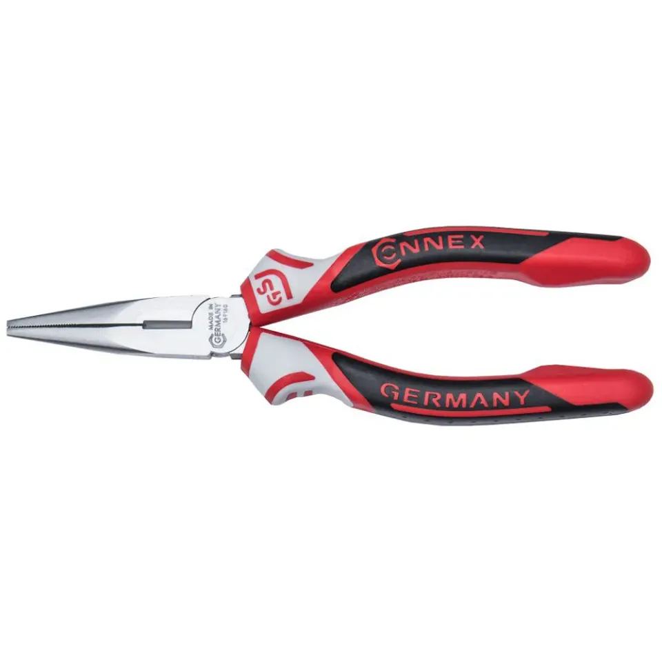 Pinza becchi mezzotondi dritti 160 mm 3K da elettricista
