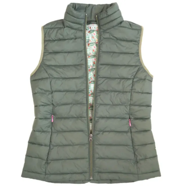 Blackfox Melody gilet piumino donna verde oliva antivento