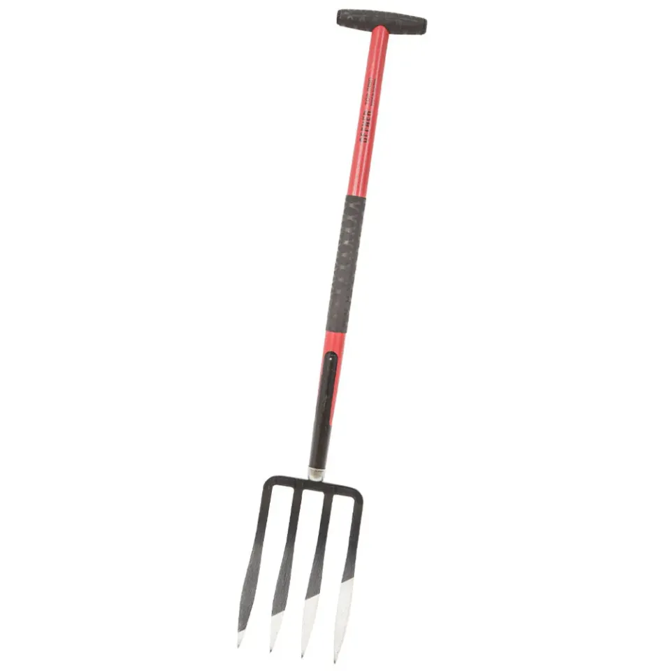 Top Grip forca vanga 4 denti acciaio manico 90 cm