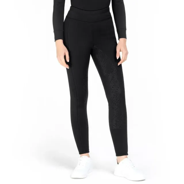 Rica Thermal leggings equitazione donna pile nero silicone