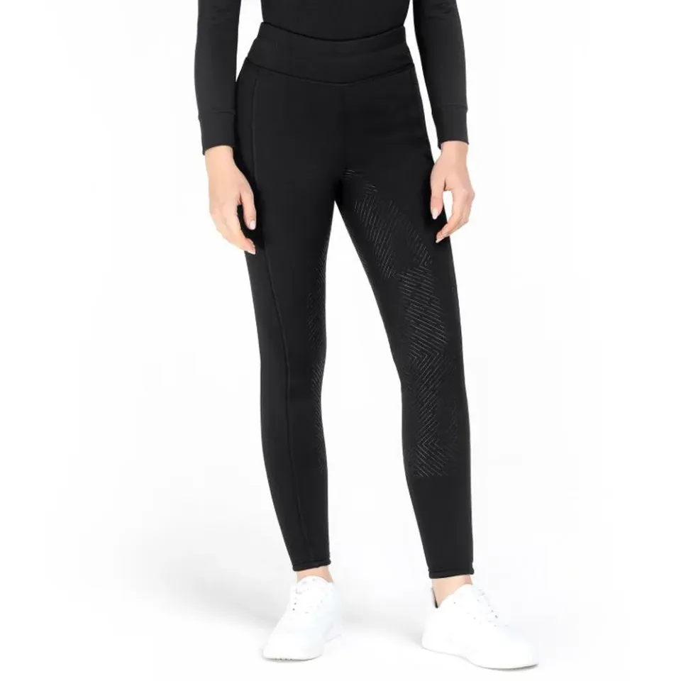 Rica Thermal leggings equitazione donna pile nero silicone