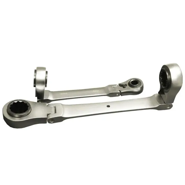 Beikircher Grünland Set 2 Chiavi a Cricchetto Snodate 8-19 mm