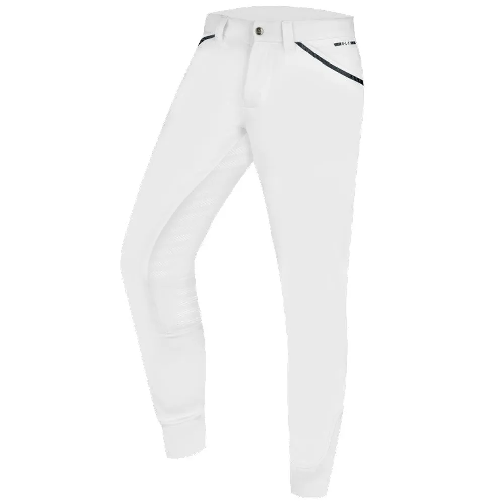 E.L.T. Marc pantaloni equitazione uomo neri silicone