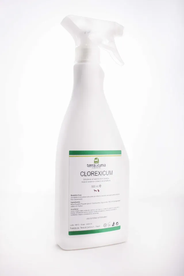 Terra di Cuma Clorexicum spray antimicrobico cavalli 500ml