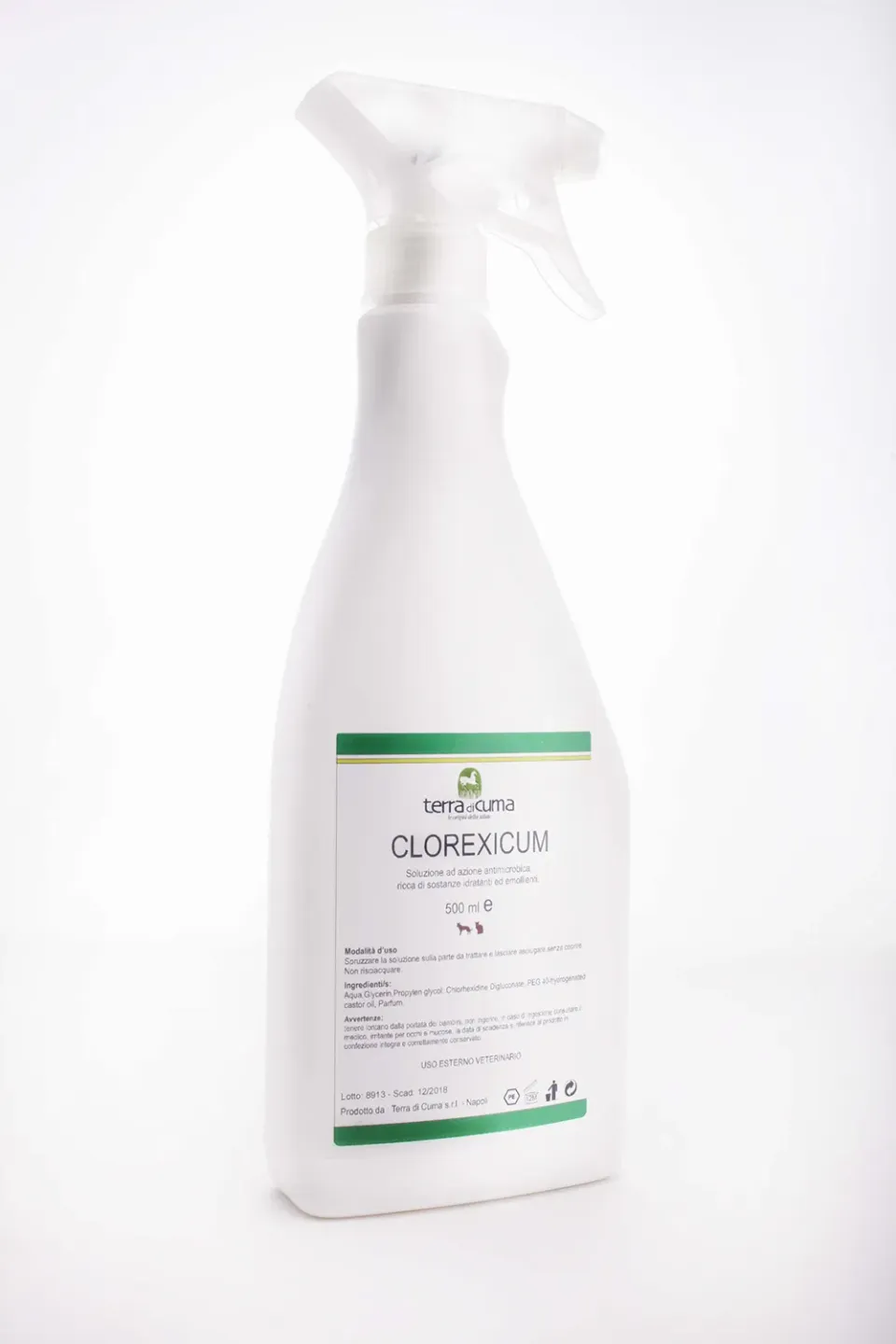 Terra di Cuma Clorexicum spray antimicrobico cavalli 500ml