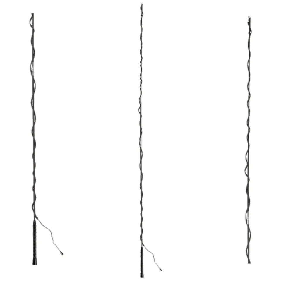 Frusta da lavoro nylon manico snodo nera 180 cm
