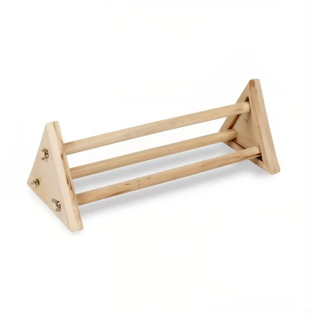 Il Verde Mondo Posatoio per Polli in Legno 43 cm Triangolare
