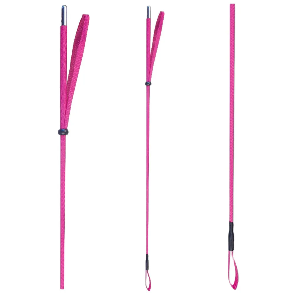 Frustino equitazione con polsino nylon 65 75 95 cm