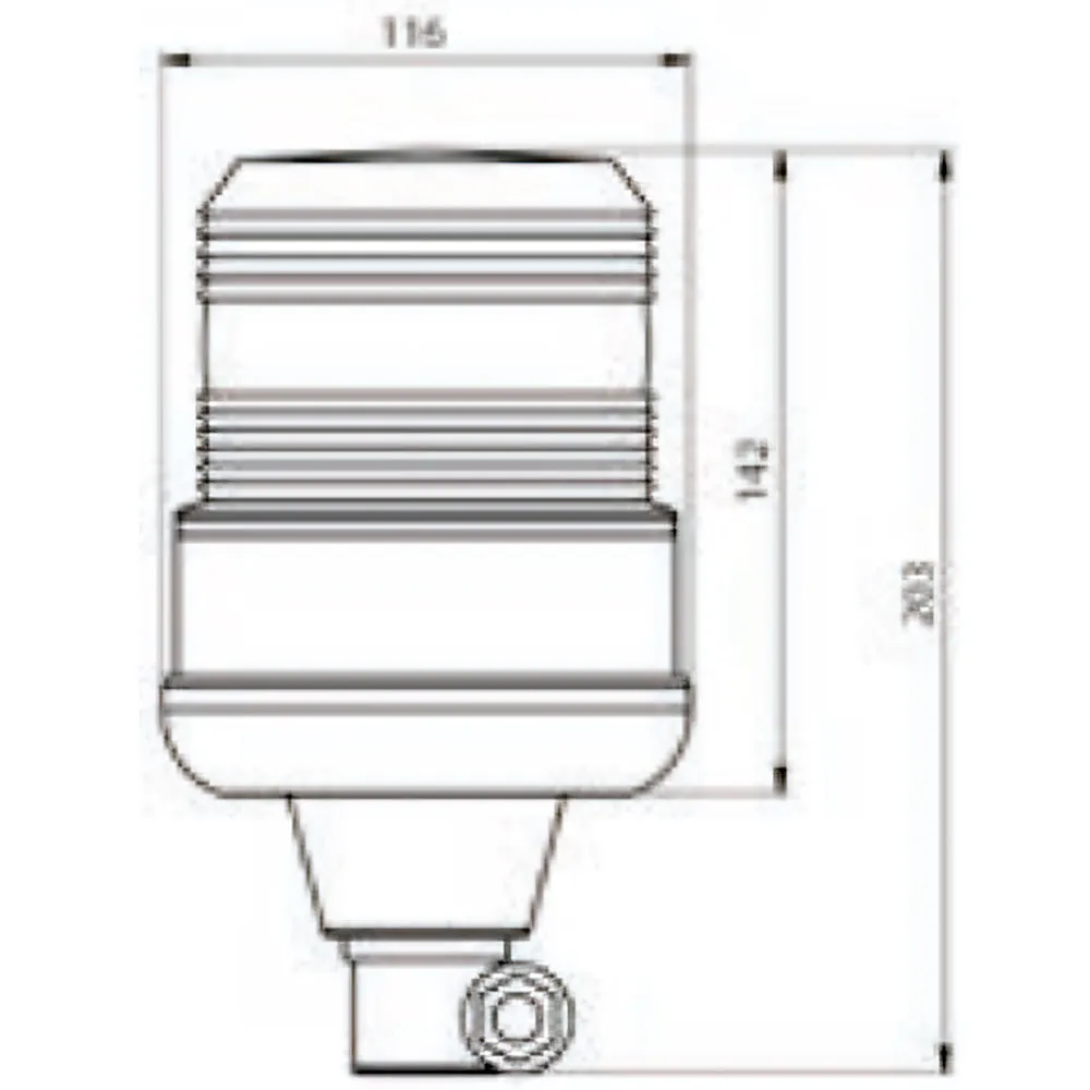 Beikircher Grünland Horus lampeggiante LED 12-80V ambra