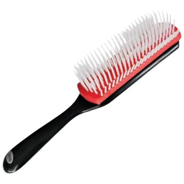 Denman Topline 9 file spazzola capelli nero rosso