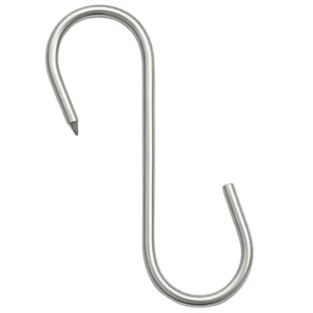 Beikircher Grünland gancio macellaio inox S 18 cm 8 mm carni