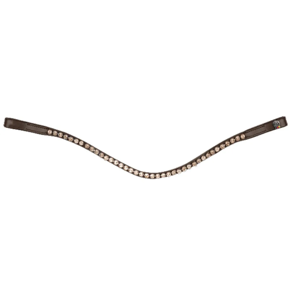 Waldhausen X-Line Glam Frontalino Marrone Strass Cob