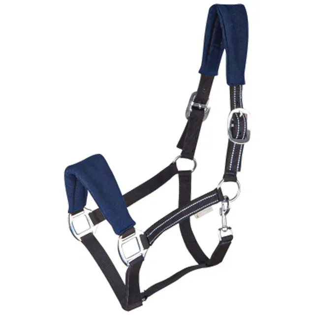 Capezza alcantara blu notte Cob testiera regolabile